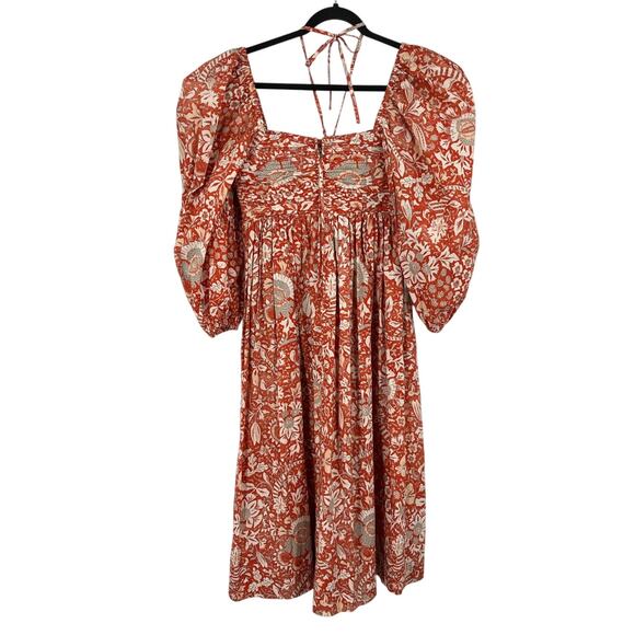 Ulla Johnson dress Alessa floral balloon sleeve size 6 - Picture 9 of 10